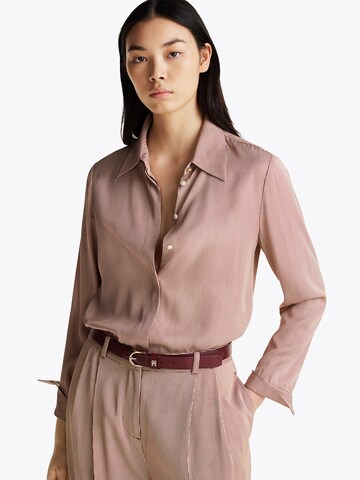 TOMMY HILFIGER Bluse in Braun: Vorderseite
