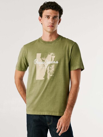 Pepe Jeans T-Shirt 'Murphy' in Grün: Vorderseite