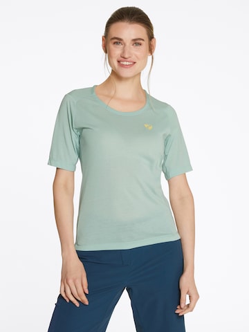 ZIENER Performance Shirt 'NESTONIA' in Green: front