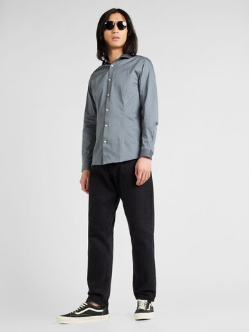 pelēks JACK & JONES Super Slim Fit Krekls 'PARMA'