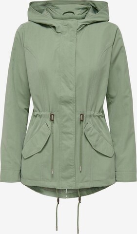 Parka mi-saison ONLY en vert : devant