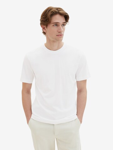 TOM TAILOR Shirt in White: front