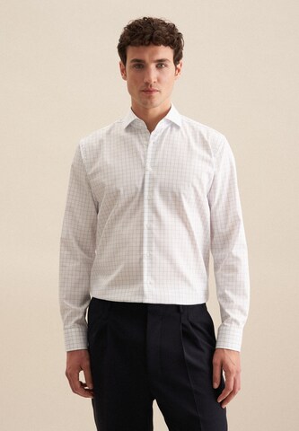 SEIDENSTICKER Regular fit Business shirt in Blue: front