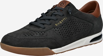 Baskets basses bugatti en noir : devant