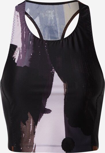 Sport top Casall pe albastru noapte / maro / lila / mov pastel, Vizualizare produs