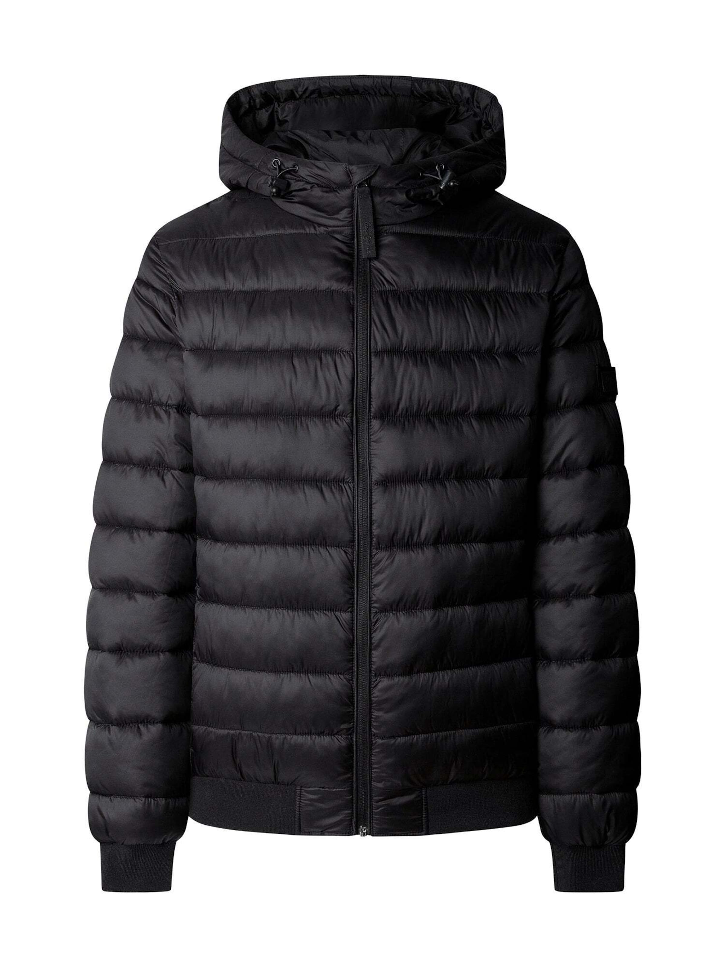 Giacca invernale di Pepe Jeans in nero: frontale