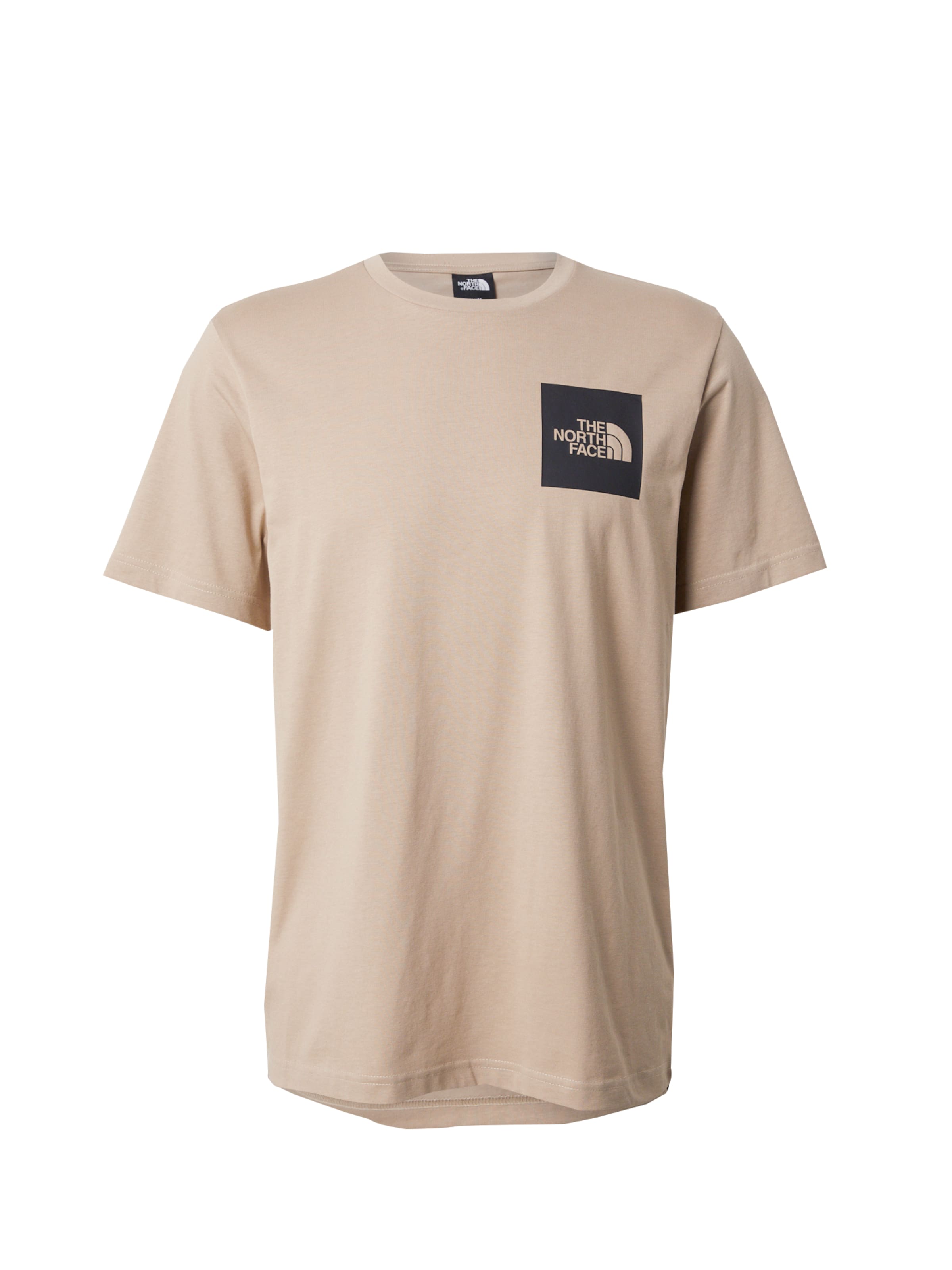 THE NORTH FACE T-shirt i beige: framsida