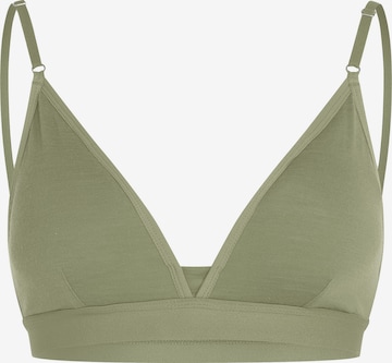 Triangle Soutien-gorge de sport 'Siren' ICEBREAKER en beige : devant