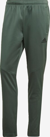 ADIDAS SPORTSWEAR Workout Pants 'Game and Go' in Green: front