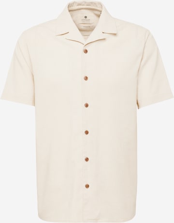 anerkjendt Comfort Fit Hemd 'LEO' in Beige: predná strana