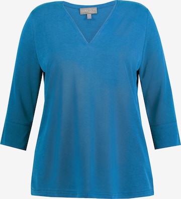 Ulla Popken Shirt in Blauw: voorkant