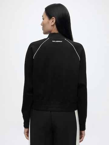Giacca di felpa 'Ikon' di Karl Lagerfeld in nero