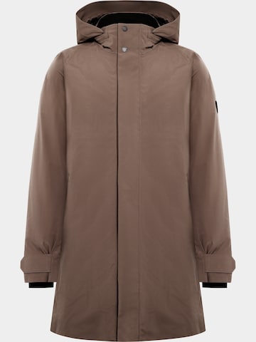 Didriksons Winter Jacket 'Hektor' in Brown: front