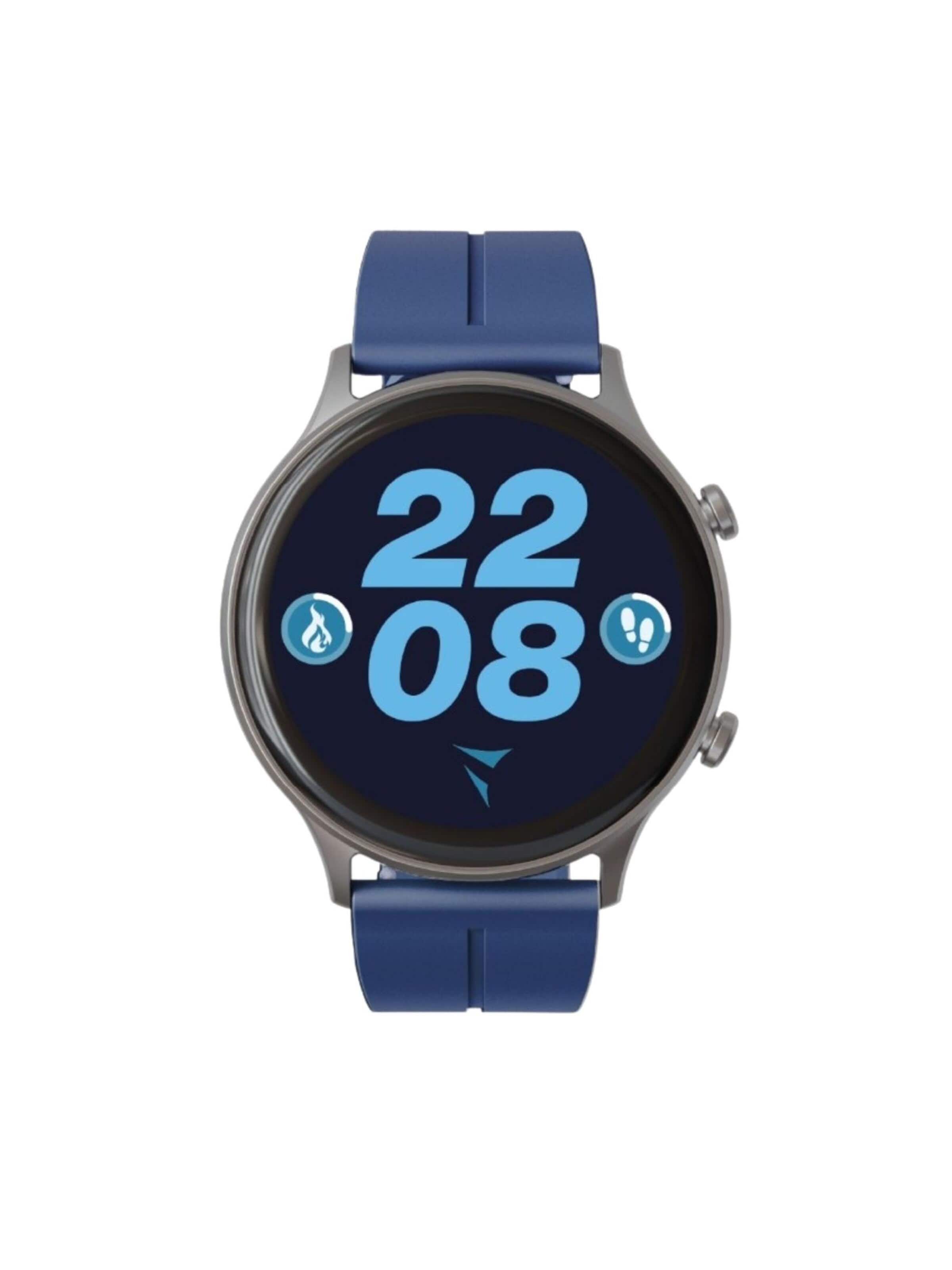 Techmade Digital Watch 'Dynamic 2 Smartwatch - Bundle mit Kopfhörern' in Blue
