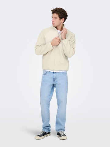 Only & Sons - Chaqueta polar 'ONSchuck' en beige