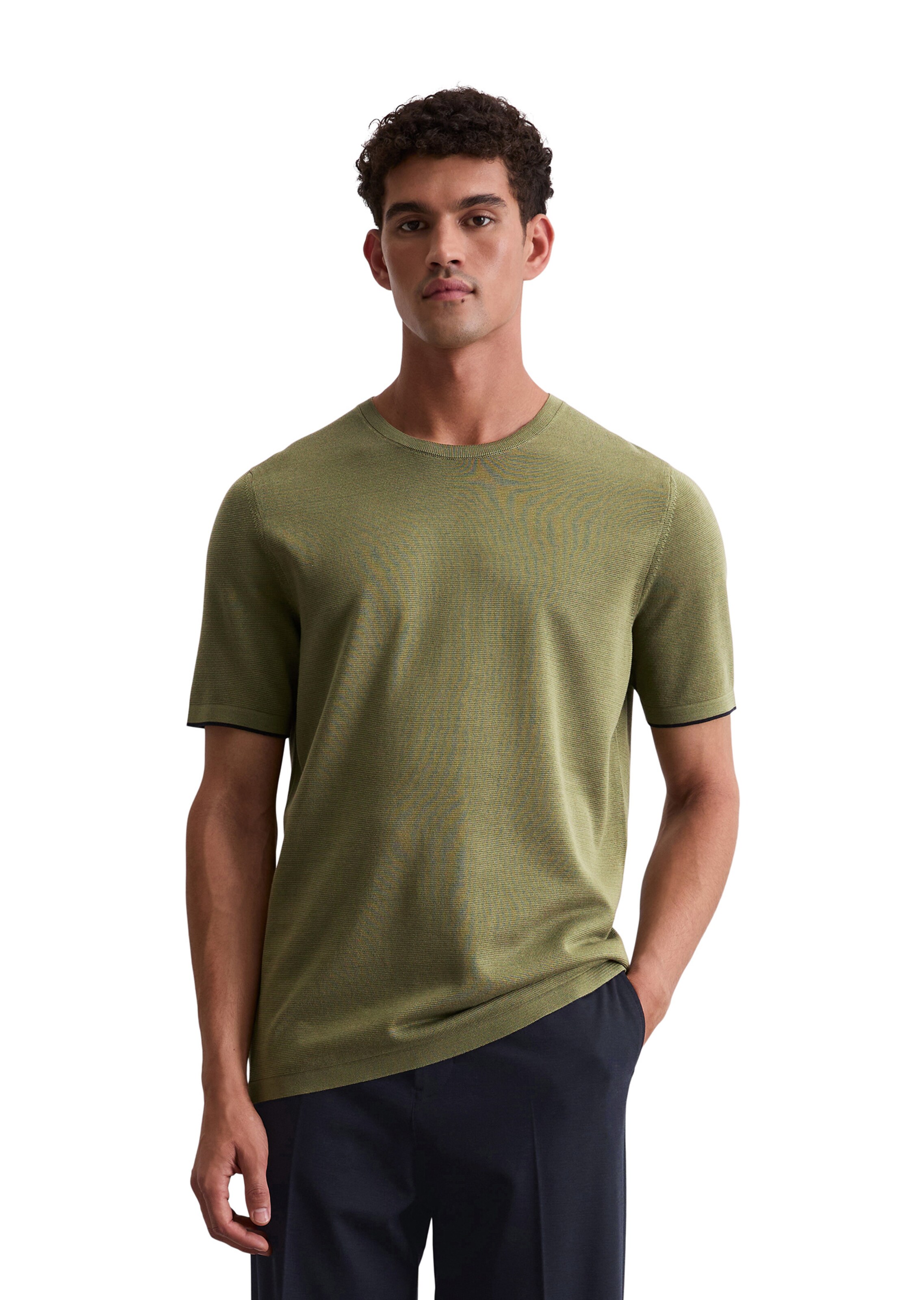 Marc O'Polo T-Shirt in Grün: Vorderseite