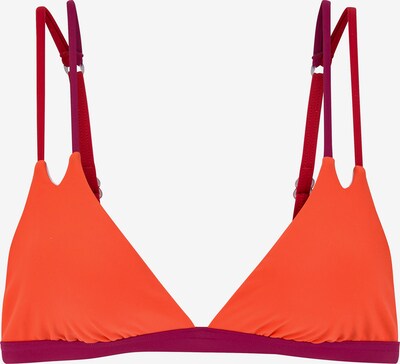 s.Oliver Bikini zgornji del 'Yella' | jagoda / neonsko oranžna barva, Prikaz izdelka