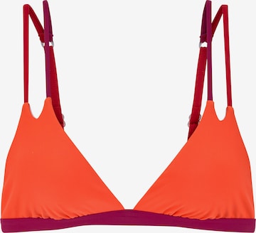 Triangle Hauts de bikini 'Yella' s.Oliver en orange : devant