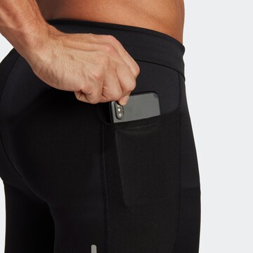 ADIDAS PERFORMANCE Skinny Workout Pants 'Saturday Long' in Black