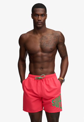 Superdry & Co Zwemshorts in Roze: voorkant