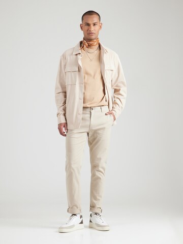Coupe slim Pantalon chino 'Seasonal core - Mott' SCOTCH & SODA en beige