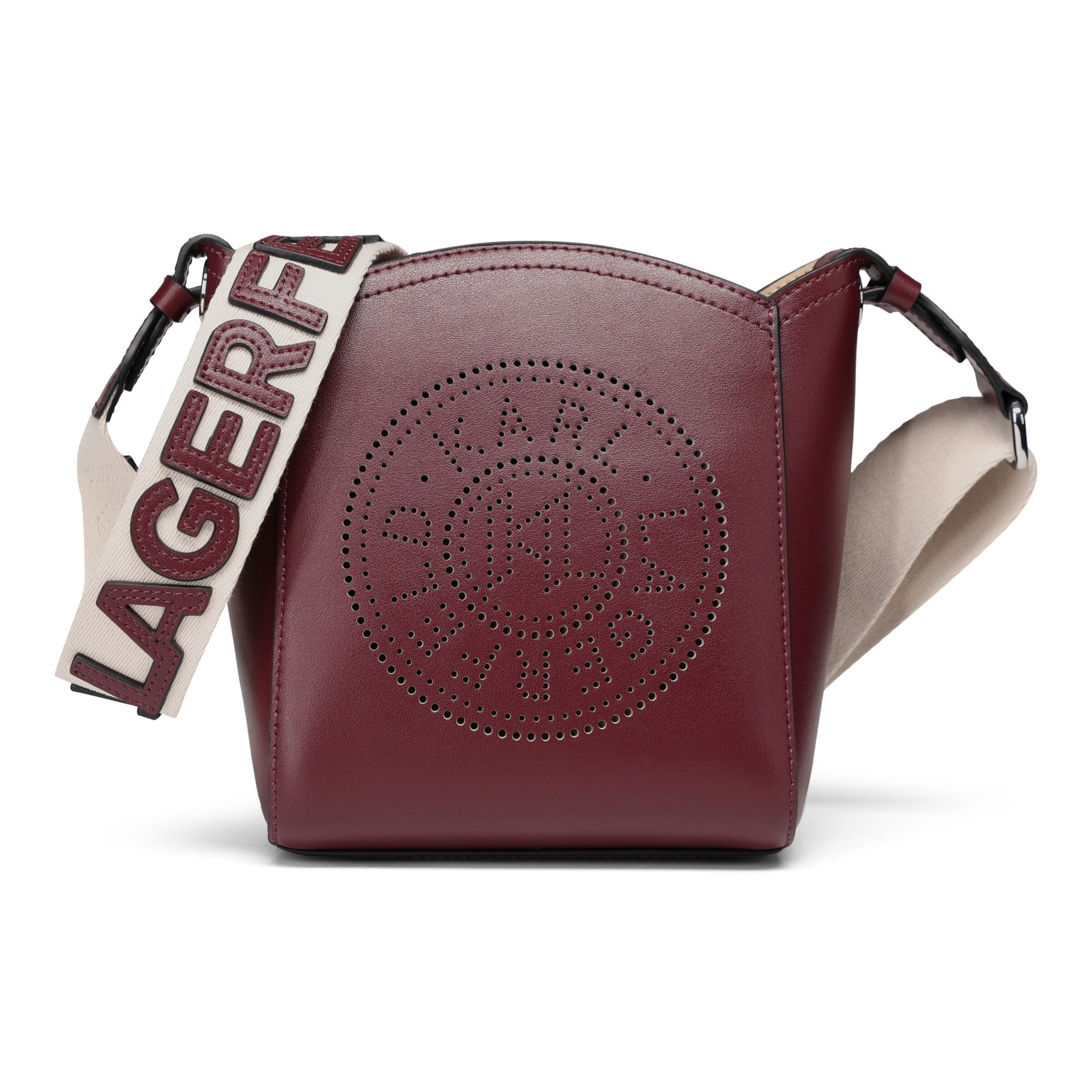 Karl Lagerfeld Sac à bandoulière en violet foncé, Vue avec produit