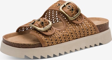 Mule Tamaris en marron : devant