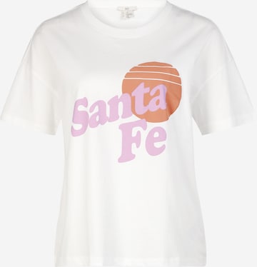 ESPRIT T-shirt i vit: framsida