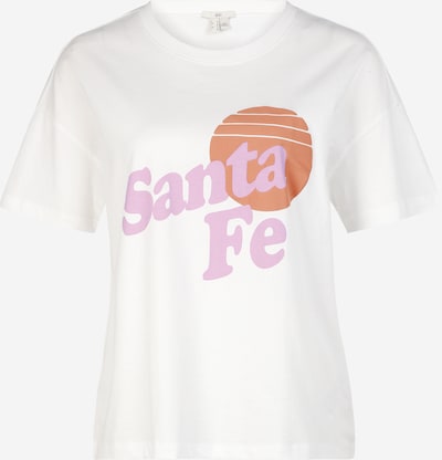 EDC BY ESPRIT Majica u svijetloljubičasta / tamno narančasta / prljavo bijela, Pregled proizvoda