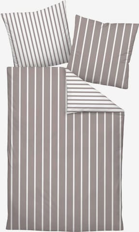 JANINE Bettbezug in Grau: Vorderseite