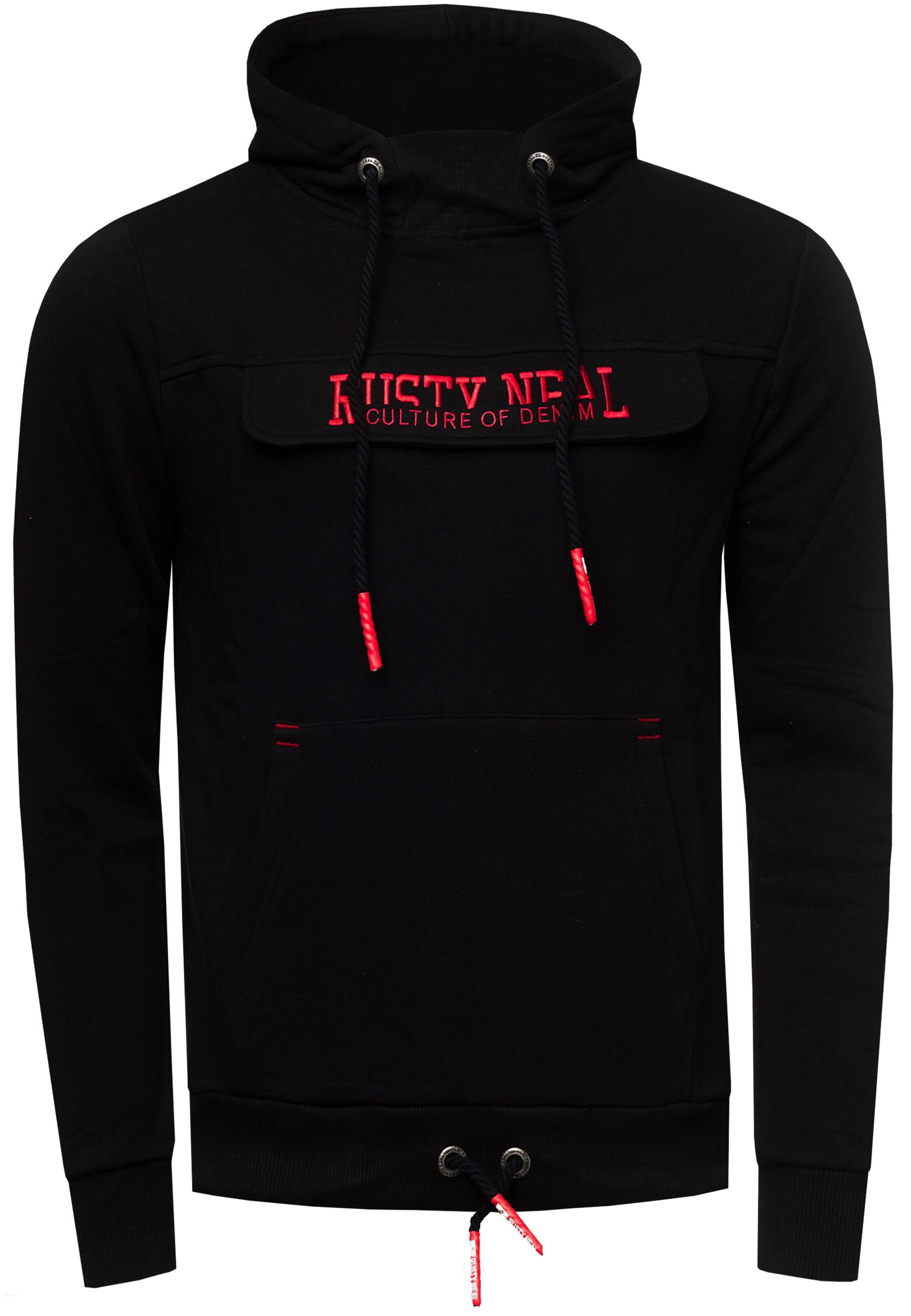 Rusty Neal Sweatshirt in Schwarz: Vorderseite