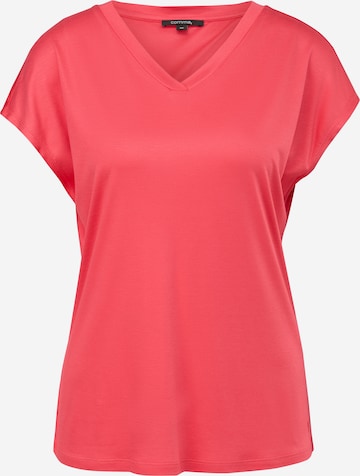 T-shirt COMMA en rose : devant