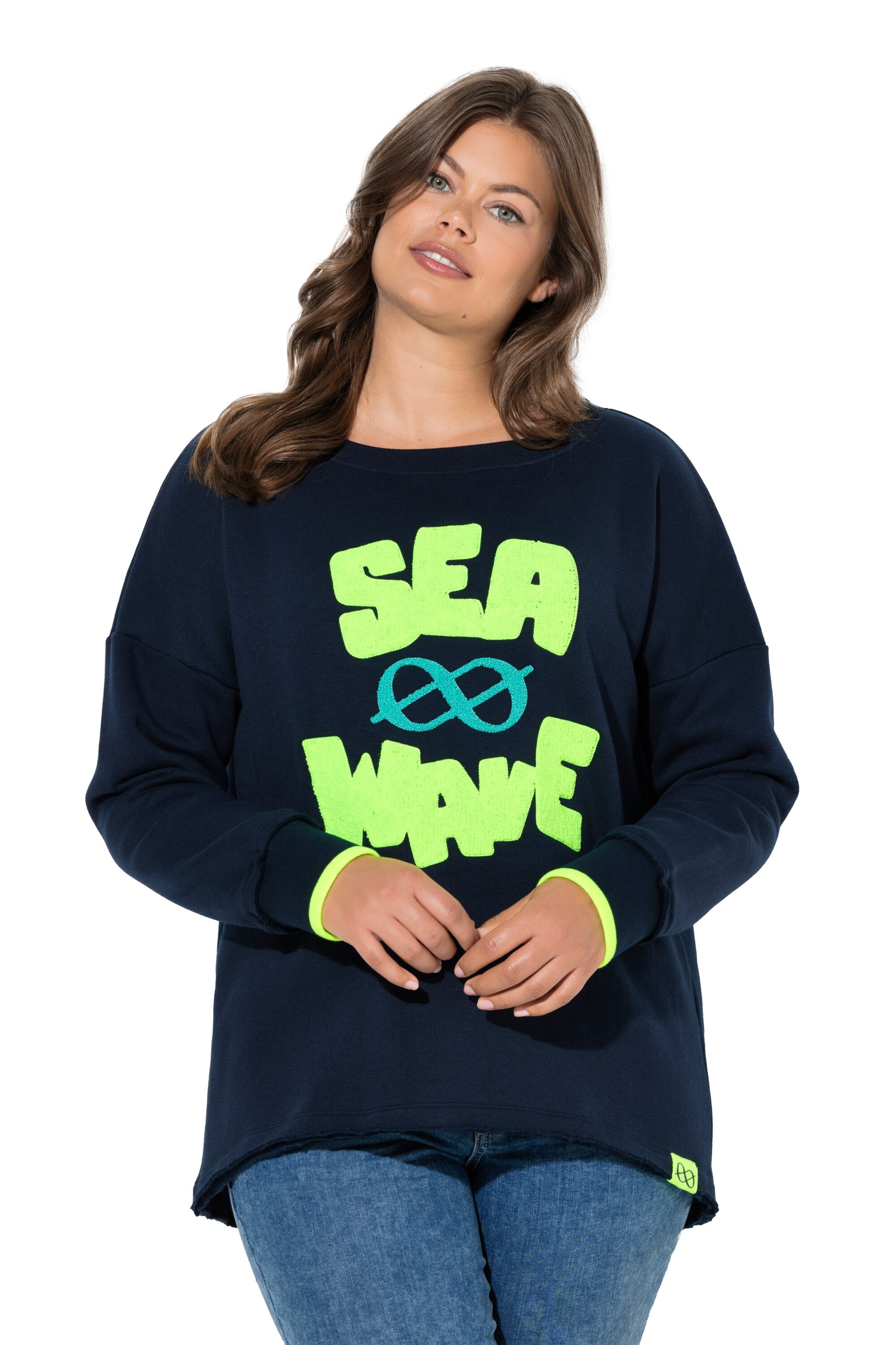 LAURASØN Sweatshirt in Blau: Vorderseite
