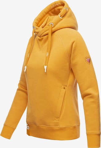 NAVAHOO Sweatshirt 'Liebesmäuschen' in Yellow