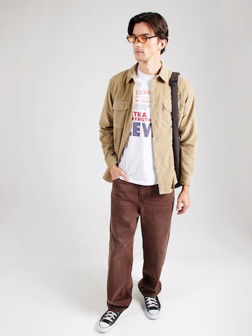LEVI'S ® Comfort fit Overhemd 'JACKSONWORKER' in Beige