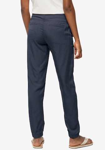 JACK WOLFSKIN Tapered Outdoor Pants in Blue