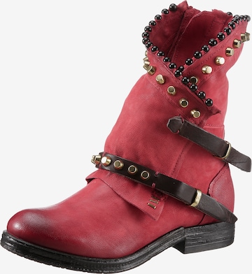 A.S.98 Boots in Red: front