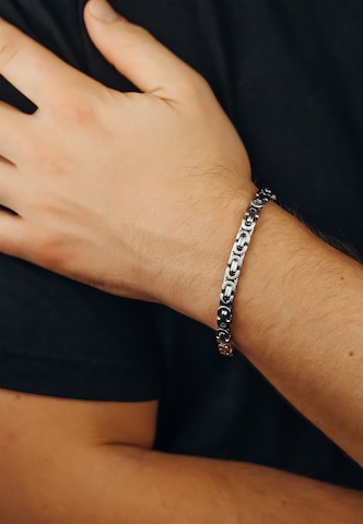 Steelwear Armband 'Berlin' in Silber: predná strana