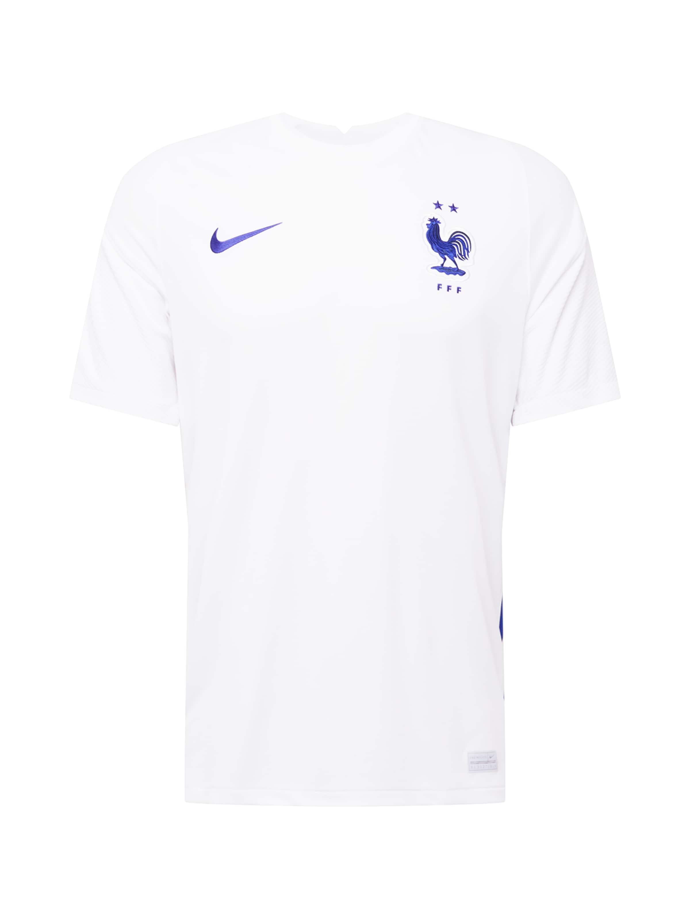 NIKE Spordisärk 'Frankreich  Away Stadium EM 2021', värv valge: eest vaates
