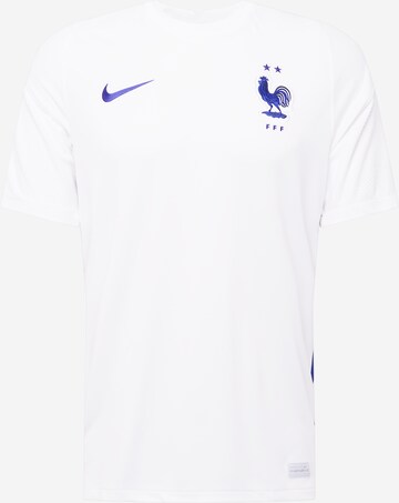 NIKE Tricot 'Frankreich  Away Stadium EM 2021' in Wit: voorkant