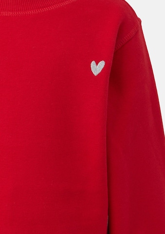 s.Oliver Sweatshirt in Rood: voorkant