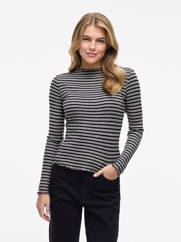 VILA Shirt 'VIRIKA' in Grijs: voorkant