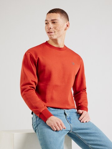 Sweat-shirt TOM TAILOR DENIM en rouge : devant