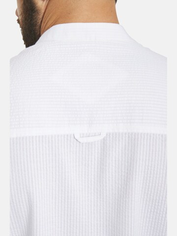 Jan Vanderstorm Comfort Fit Kurzarmhemd ' Albart ' in Weiß