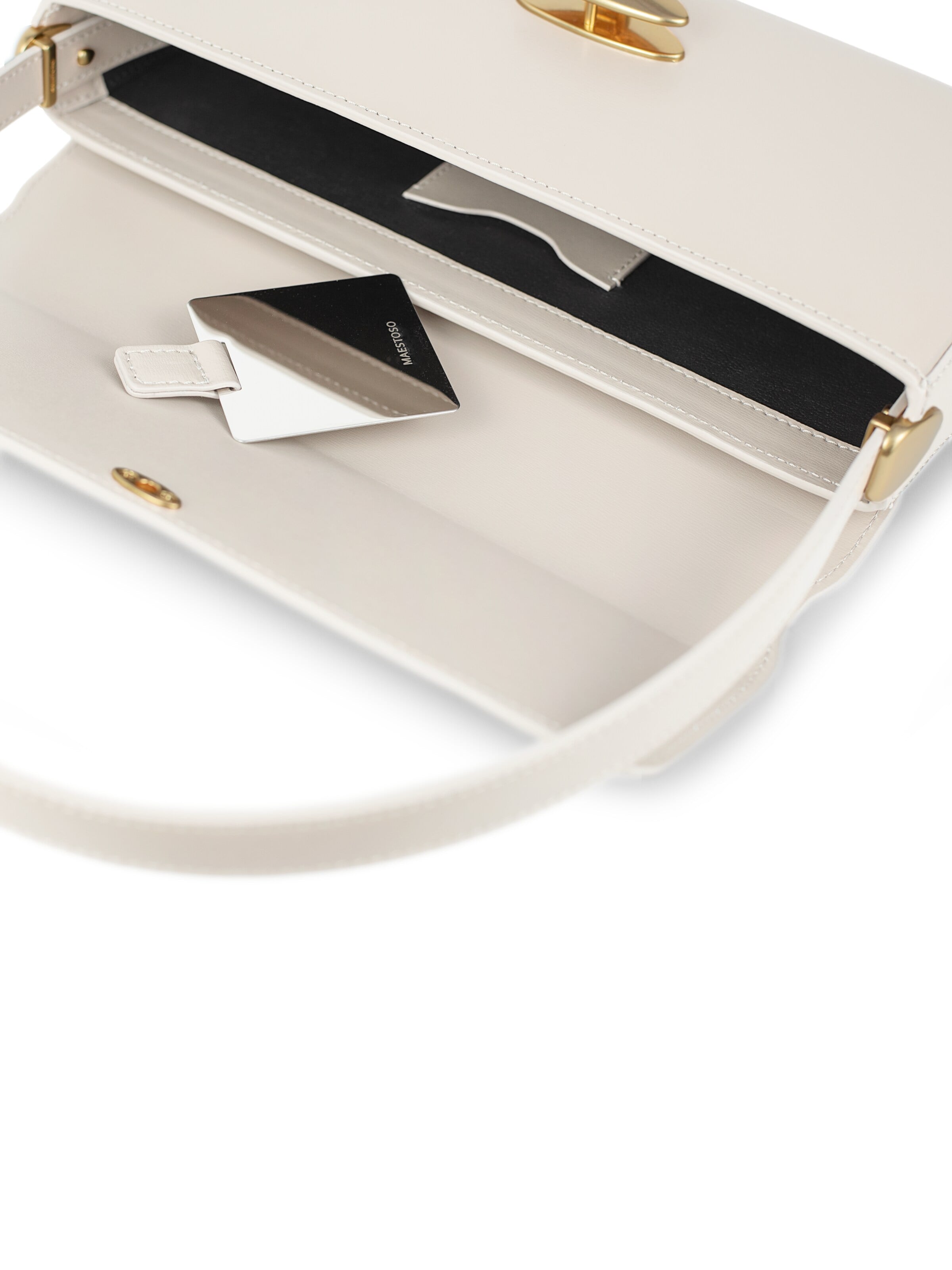MAESTOSO Handtasche 'Noa Slim'‌‌‌‌‌‌‌ in Beige