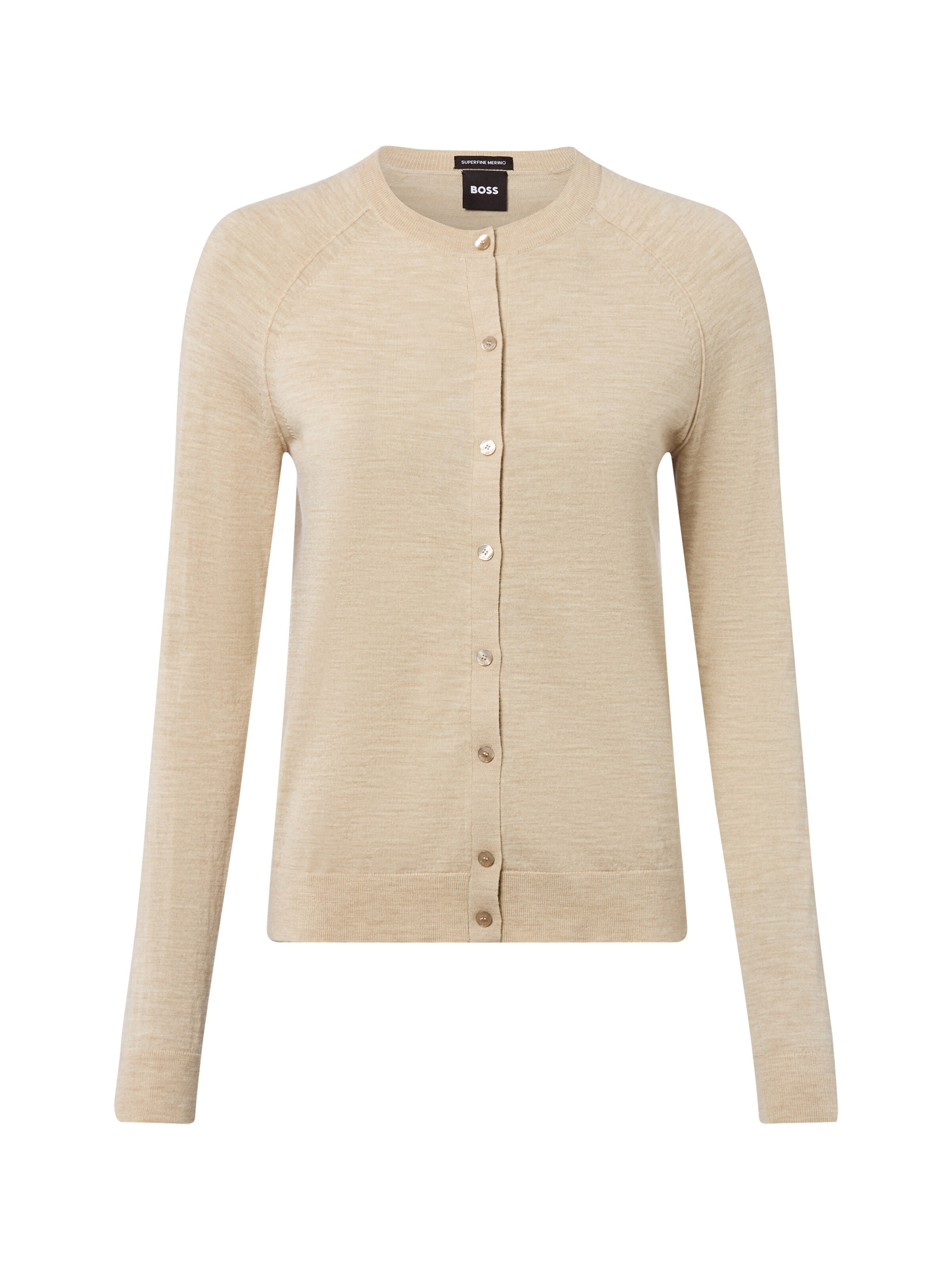 Pull-over BOSS en beige : devant