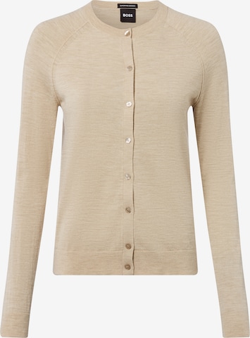 Pull-over BOSS en beige : devant