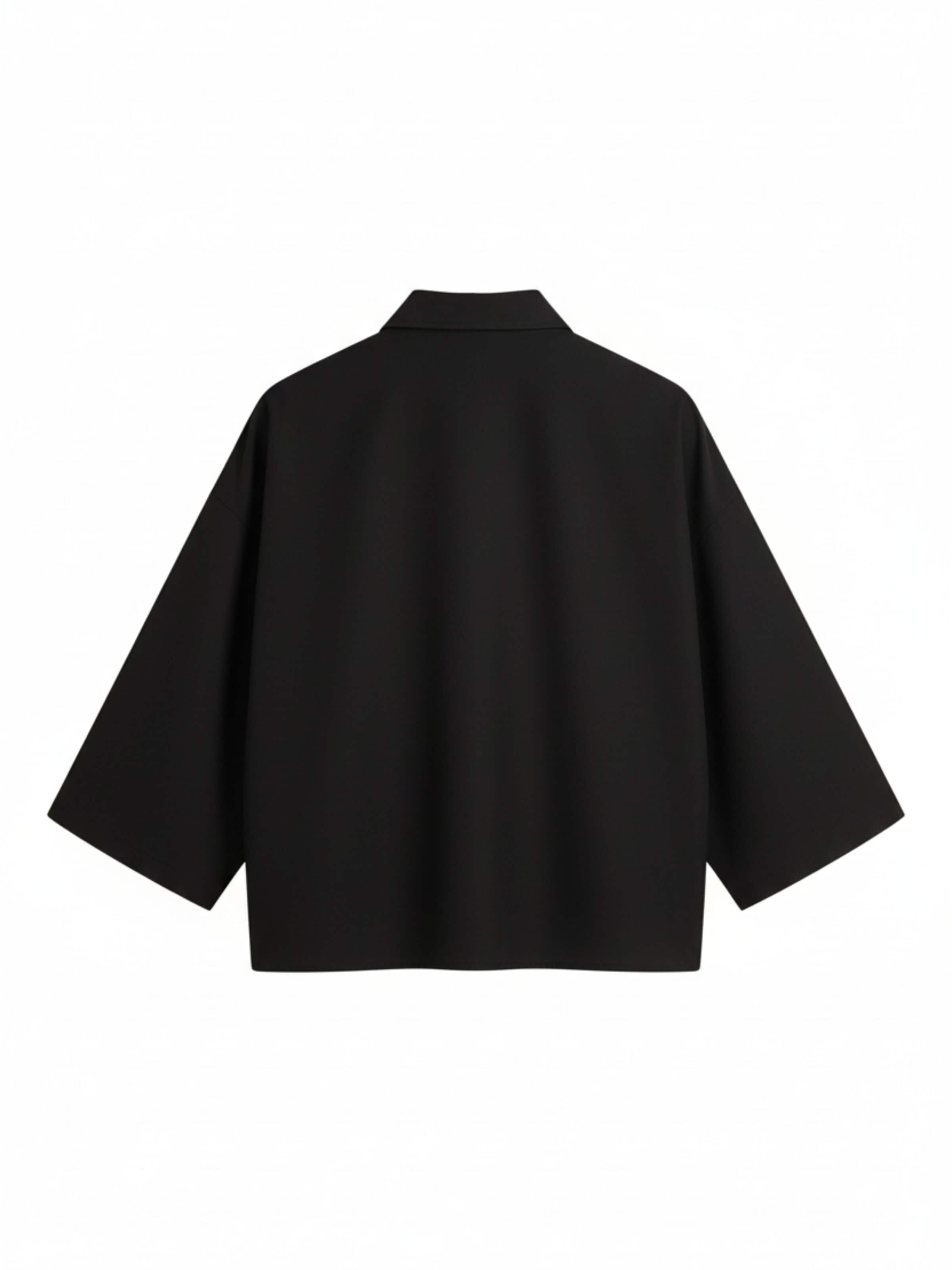 WEARABLE STORIES Shirt 'Marie' in Zwart