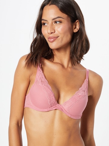 PASSIONATA T-shirt Bra 'BROOKLYN' in Pink: front