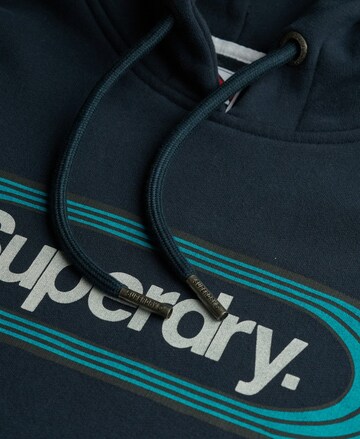 Sweat-shirt 'Vintage Trade Tab' Superdry en bleu